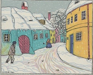 Houses in the Snow